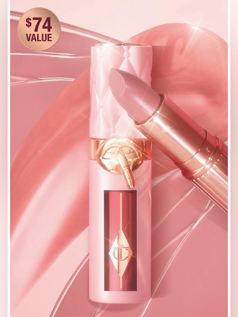Charlotte Tilbury PILLOW TALK BIG LIP PLUMPGASM KIT w/MATTE💄+PLUMPGASM GLOSS NIB